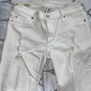 White true religion jeans